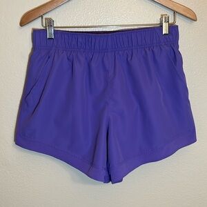 Athletic Works Purple Running Shorts